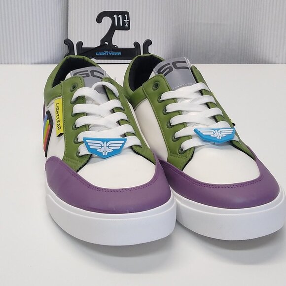Disney Pixar Lightyear Men's 11.5 M Toy Story Canvas Lace Up Low Top Sneaker NWT - Picture 1 of 7